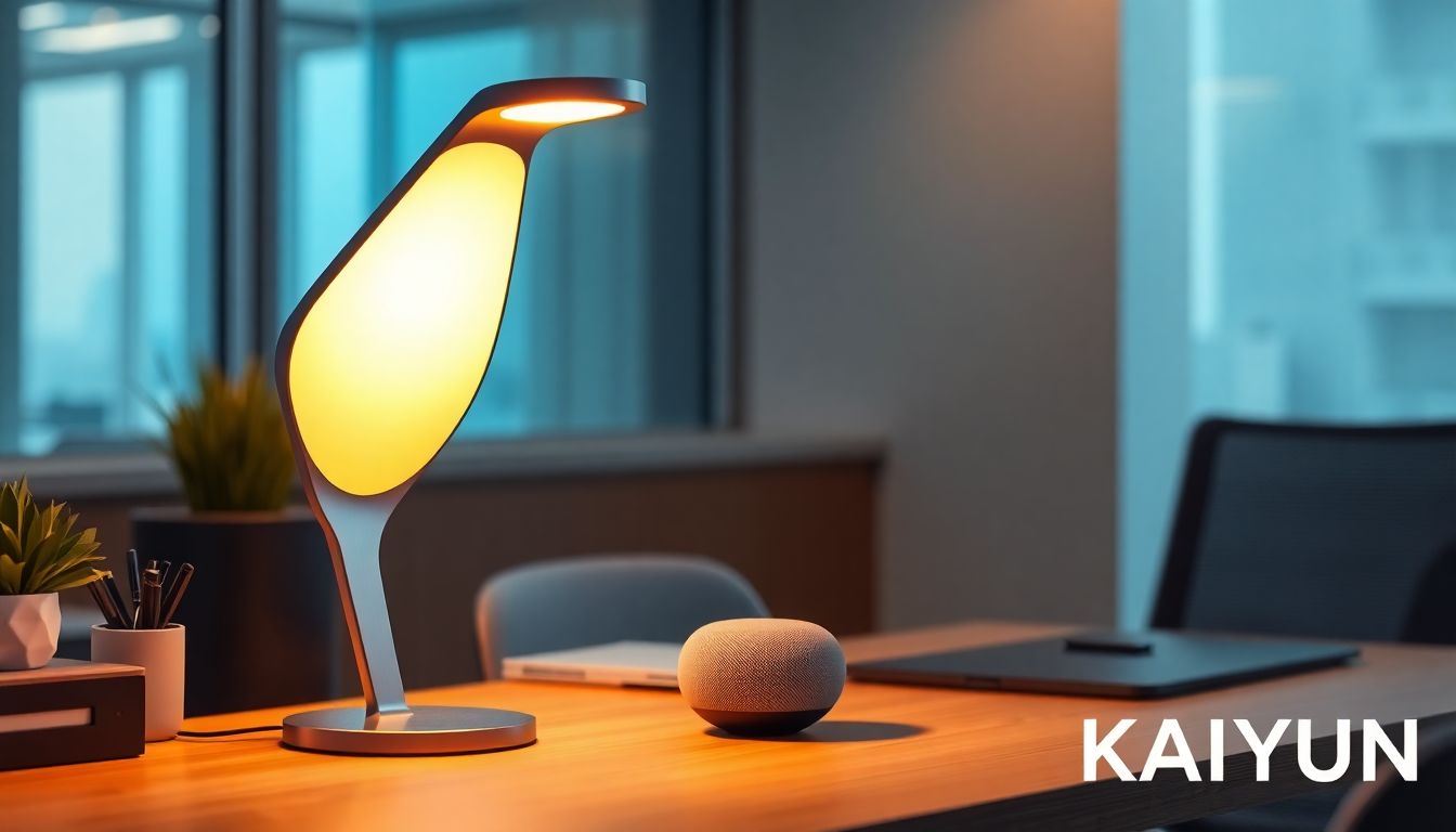 提供蓝光过滤台灯与AI降噪会议音箱解决方案